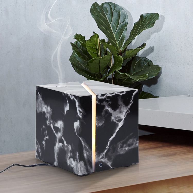 Aroma diffuser marmer look zwart 2